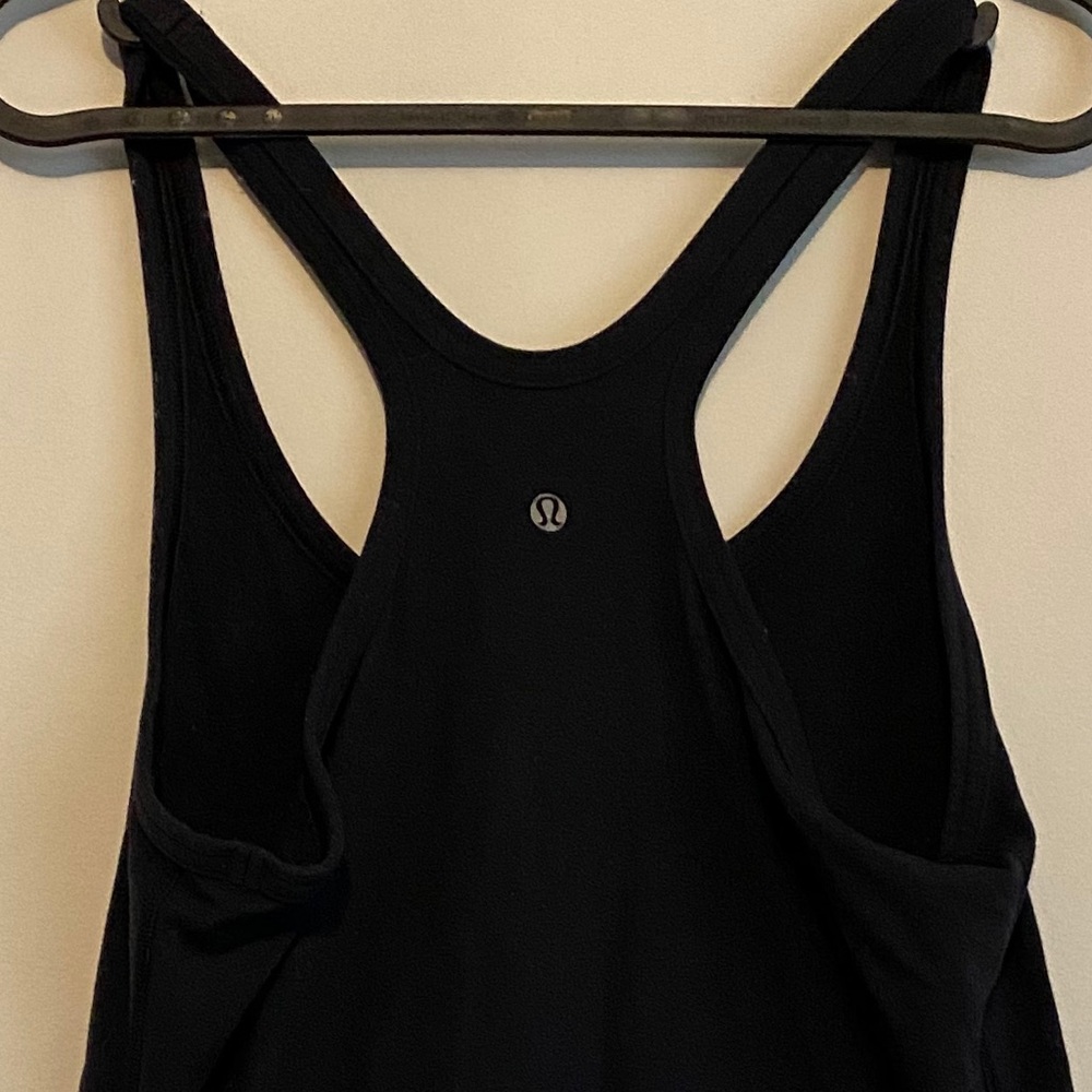 Black Lululemon Racer Back Tank Top